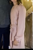 I wore this dress to a barn wedding and I was getting so many compliments on the color and style! I should've gotten an XS because I am so small but the S worked out fine for what I needed it for - Mollie B.