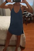 Love love, wear it constantly, would buy again and again in different colors. Love how it hangs, flattering length and material. Love that I don't need a bra  
Also spectacular customer service, a pleasure to deal with. - Marian M.