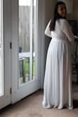 I used this dress for my courthouse wedding. It was perfect. Fit perfectly and I got so many compliments. I was so comfortable I wore it the entire day! Highly recommend! - Andrea V.