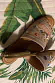So cute and easy to slip on. I love the gold trim on the heels. I will definitely order shoes from here again. - Amber R.
