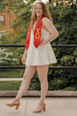 Looked super cute for graduation pictures! - Caitlynn W.