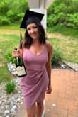 I loved this dress because it's a perfect mix of professional and cute! Hides unwanted stomach fat too - Brianna R.