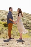 This dress was perfect for my engagement photos! The bust was a little loose on me, but not so much that sizing down would've helped. It was flowy and comfortable, and gave me enough movement in photos without having to manage a full-length maxi while we walked the trail we shot on. - Nicole D.
