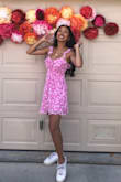 WOW! This dress is absolutely gorgeous and screams SUMMER! I got so many compliments wearing it for my birthday (: The length is perfect for a mini dress, not too short, not too long. It makes your figure look really nice as well, while also leaving room to eat lots (not tight around the tummy). This dress made me feel beautiful and confident! You need to buy it (; - Taylor-Reese D.