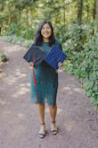 I ordered this to take my graduation pictures, When I opened it I though it would be small but it fit perfectly. The color really brought out my skin tone, and it looked good all around. Best part I'm sure I can use it to go to work. - Belen G.