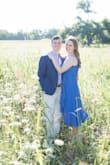 Beautiful color with adjustable straps to fit your size. Since it is a wrap dress, you can make as tight or as loose as you want. I wore this to my engagement pictures and it turned out beautifully! - Rachel W.