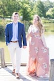 I'm a little on the shorter side, so a M was pretty long and a little loose on the top. Overall the dress is beautiful and because it is a wrap dress I was able to tighten it to compensate for the loose top. I wore it to my engagement pictures and it turned out beautifully! - Rachel W.