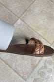 Not worth the price! It's like you are walking literally on the flat floor. Not comfortable. The seem like plastic and not leather. - Maricela J.