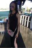 I have this dress in 3 different colors. I have the black, burgundy and olive now. I wish they would bring the back the lilac color. I get compliments every time I wear this dress. I love the quality and material. It fits perfectly! - Nikki R.