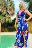 This is a great summer dress you can dress it up for a beach wedding or dress it down for a dinner date. Lulus nailed the tropical vibe with this one. Love this dress so much.  I am usually a size medium but ordered a small based on the other reviews. The size small fits perfectly. It is a wrap dress so you can tailor the fit to your waist - Lauren H.