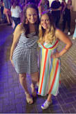 This dress was so fun to wear for Pride Celebrations! It's not the MOST flattering but it's cute. The stripes match up on one side but not the other, which kinda bugs me but it's a fun dress and I got it on a killer sale, so totally worthwhile. - Sarah P.