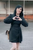 Literally SO flattering! I'm short and the length was the perfect ratio of cute/professional. I wore this for my grad photos. It's pretty tight around the bust - I barely fit that area (36C) but I still would NOT recommend sizing up. Just something to consider if you're large in that section! - Gina S.