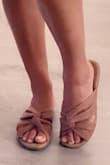 I love my new sandals. They are so comfy and stylish. I was worried that my skin tone was going to look too much like the suede but it was a perfect shade. - Eva R.
