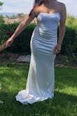 This dress looked felt and fit perfectly! It was a bit long for my height even with heels but for my virtual wedding it was perfect!!! Thank you. - Wendy L.