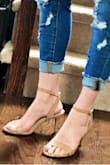 Read the reviews and ordered one size bigger. I probably could've even went two sizes up. Love them. They're the perfect height - Tamara S.