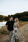 I ordered this dress for my engagement photo shoot! I ordered an xs and it fit amazingly to my shape. It was a little long but that was expected because I'm short but I'm not complaining. A little hem job will do the trick. The quality is perfect. It's such a flowy fun dress and LOVE the open back! The pattern is beautiful. I love this dress! - Sarah M.