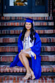 I bought this dress for my daughter's graduation day. The color and the style of the dress are perfect for the occasion and it fits my daughter well. - Theresa M.