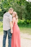 I got so many compliments on this dress I can't even count them on my two hands!! I wore this for my engagement photos and my bridal shower! I normally wear a small but after reading the reviews I got an extra small and it was perfect! The top is the only part that runs a little big, and I have a small chest so I went smaller and it was perfect. - Kenna I.