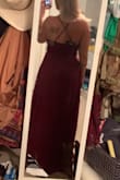 Ordered as a bridesmaid dress for my friends wedding and it is absolutely PERFECT!! They come long but it'll be perfect with a heel and the material is so soft and comfortable. Probably going to use it for a future photoshoot! - Sarah N.