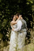 We had a tiny ceremony because of Corona and it the dress was amazing! I did need to hem it as it was super long, but otherwise, could not have asked for a more perfect wedding dress for our little casual outdoor wedding! - Naomi M.