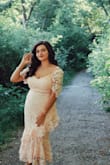 I loooooved this dress!! For its price, it is well worth it. The fit is perfect around the waist and bust. It is the perfect dress for fancy events. On and off the shoulder makes it simply elegant! :) For more photos: @adelenejeneid on Instagram <3 - Adelene J.