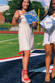 I bought these shoes for my high school graduation! Granted, I didn't wear them to the ceremony itself because I was scared of tripping, but they look stunning in photos. Super comfortable!! Totally recommend! - Aly D.