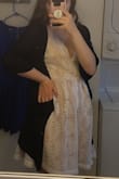 I'm glad I got this because I've found a lot of the time I want to wear a dress but I'm uncomfortable with nothing on my shoulders because it's either cold or it feels too fancy for what I'm doing and this helps!:) it's cute and is just enough to give me a bit more coverage but not hide what I'm wearing underneath. - Hannah R.