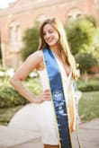 I bought this dress for my grad photos, and it was perfect! Tends to ride up with movement but it was easy to tug it down into place. Fit was as expected. - Jenna S.