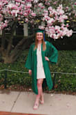 Very light material, comfortable to sit in! super cute! I got a ton of compliments at graduation for this dress - Courtney V.