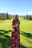 This dress fits perfectly.  I have worn it on many different occasions and always receive wonderful compliments.  I plan to purchase it in other colors because it is just so effortless.  Great dress for any summer/spring/fall occasion! - Danielle V.