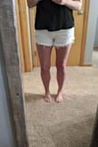 My new favorite white shorts! I probably could have ordered a medium as these do run slightly big, but I kept them as I like the relaxed, looser fit. Please offer these in more colors, Lulus!! - Brittney G.