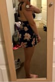 Super cute and fits great, but definitely would wear it for a beach day or on a really hot day with a bralette that can be seen because it's quite revealing and loose on the top half! Loved where it lands from under the bust down though as an every day romper. - Kenzie C.