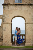 I wore this for my Palm Beach Engagement pictures. The colors were bright and vibrant in the pictures and the fit was extremely flattering. - Moriah G.