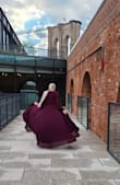 The dress is so long on me, but I loved this dress. I took some pictures and I can't stop looking at them myself - Fatema J.