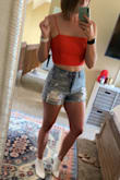 Super cute and comfortable. Fit perfectly and looks cute with shorts or a skirt! Absolutely love this purchase. - Abbey K.