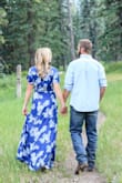 I wore this beautiful dress for my engagement photos and am so happy I bought it. I love that it can be dressed up or down to fit almost any occasion. - Becca L.