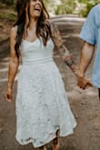 Wore this dress for our engagement photos. Loved this look and it fit perfectly! - Alexandria S.