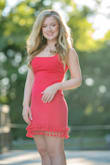Loved the dress. Looked so cute on for Senior pics. When I first opened it, I wasn't sure about it. It is definitely a must-try on dresses! - Lindsey D.