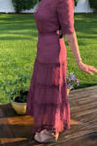 Love this but hubby didn't like the higher neckline - fits beautifully - was considering for an outdoor country wedding. Easily returned for another option! - Avellino