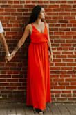 I love this dress! It was perfect for my engagement shoot. I had it hemmed and brought the straps in a little bit across my back, however I left the straps over my shoulder long so that it would still be nice and flowy. I think I could have gone with an xs If I really wanted to but regardless I love the dress! - Caitlin B.