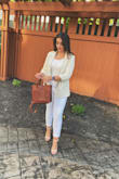 Wanted a chic linen blazer for summer and this is PERFECT!! It can dress any outfit up and is also casual enough to wear with a t-shirt dress or jeans. It's super lightweight so you can wear it even when it's hot out. Absolutely love it, and so glad that I added it to my wardrobe! - Alyssa A.