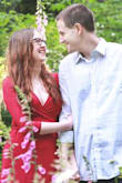 Wore this dress for engagement photos and I was very happy with it! This dress was amazingly comfortable - I had no problem doing an (easy) hike while wearing it. It's flowy and very flattering, and definitely gives you opportunity to show off some leg or chest if you're feeling like it. The dress is definitely less purple than shown on the model.
I do wish I had not worn a legitimate bra with this dress because the fabric is thin enough where you could see the straps. It is noticeable if you could see my back in pictures. it's also just a tiny bit long - in my pictures I was barefoot or wearing sandals and you could see it pool just a bit at the bottom. I personally loved that but some other people may not.
All in all 10/10 and I am considering just wearing it around the house so I feel like a princess. - Melanie P.
