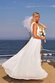 Decided to get married on my original date and needed a dress. This worked perfect for my beach wedding! - Shannon S.