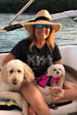 Bought 2 hats....The first one blew off on our boat and landed in the water.  It didn't survive so I had to buy another one I liked it so much. - Tracey B.