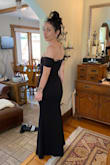 I ordered this dress for an upcoming wedding, and I literally think it's my favorite dress I've EVER worn!!! It's sooo flattering. The material is soft and stretchy but also somewhat thick which makes it very comfortable. I ordered both a S & XS but XS ended up being a perfect fit. My only "complaint" really is that I need 6-inch heels to make the length work for me, but that's really no big deal. - Grace S.