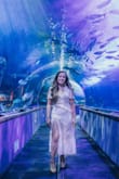 I bought and wore this dress for my birthday. Super comfortable and has a thick lining (no need to worry about it being see through). This dress is romantic, flowy, and elegant! - Jeralyn H.