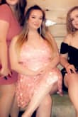 Didn't end up wearing a bra with it because it shows in the back and in the front, but I felt so pretty the whole night! - Allie M.
