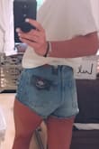 Fits great! Love the shorter cut and button up front!! - Katie C.