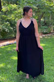 I wore this dress to a summer bridal shower and it was perfect. It was comfortable and flowy but also sexy. I can wear it to nicer events or I can throw a cute white t-shirt over it and wear it like a long skirt. It's beautiful and versatile. - Coeli L.