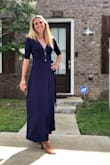 I'm always nervous about ordering dresses online because I'm just shy of 6' and dresses don't typically come that long. The medium was long enough for me to pair with cute heels! Perfect summer dress and ideal for work for me. - Meghan G.
